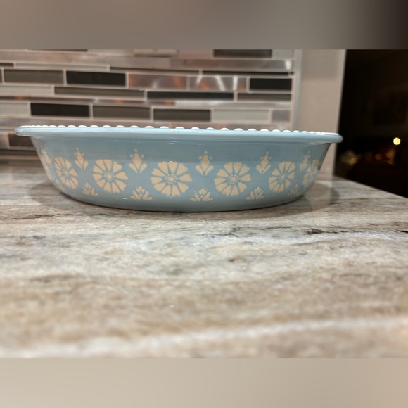 Pioneer Woman Blue Pie Dish - Picture 2 of 5